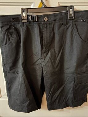 Gerry Weber Black Cargo Shorts with Utility Pockets